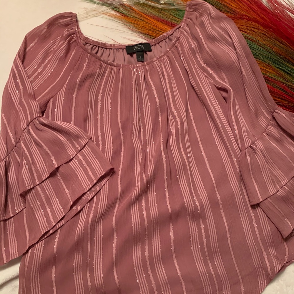 Pink Striped Blouse